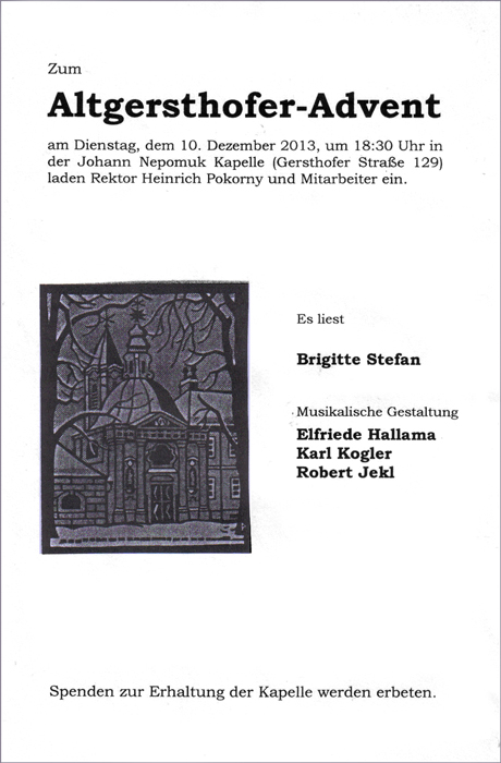 Altgersthofer Advent Plakat 1