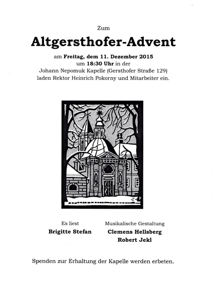 Altgersthofer Advent Plakat 3