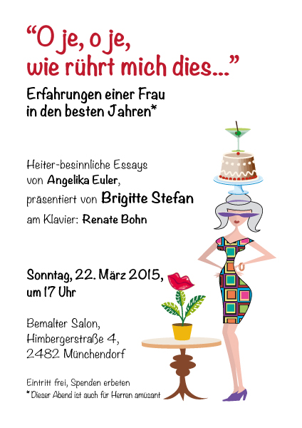 Plakat - O je, o je, wie rührt mich dies