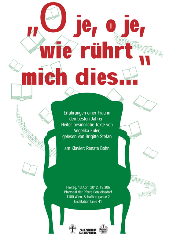 Plakat - O je, o je, wie rührt mich dies